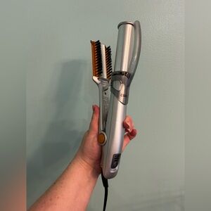 Instyler Rotating Hair Brush IS1001 Hot Curling Iron 1 1/4" Barrel Works Tested